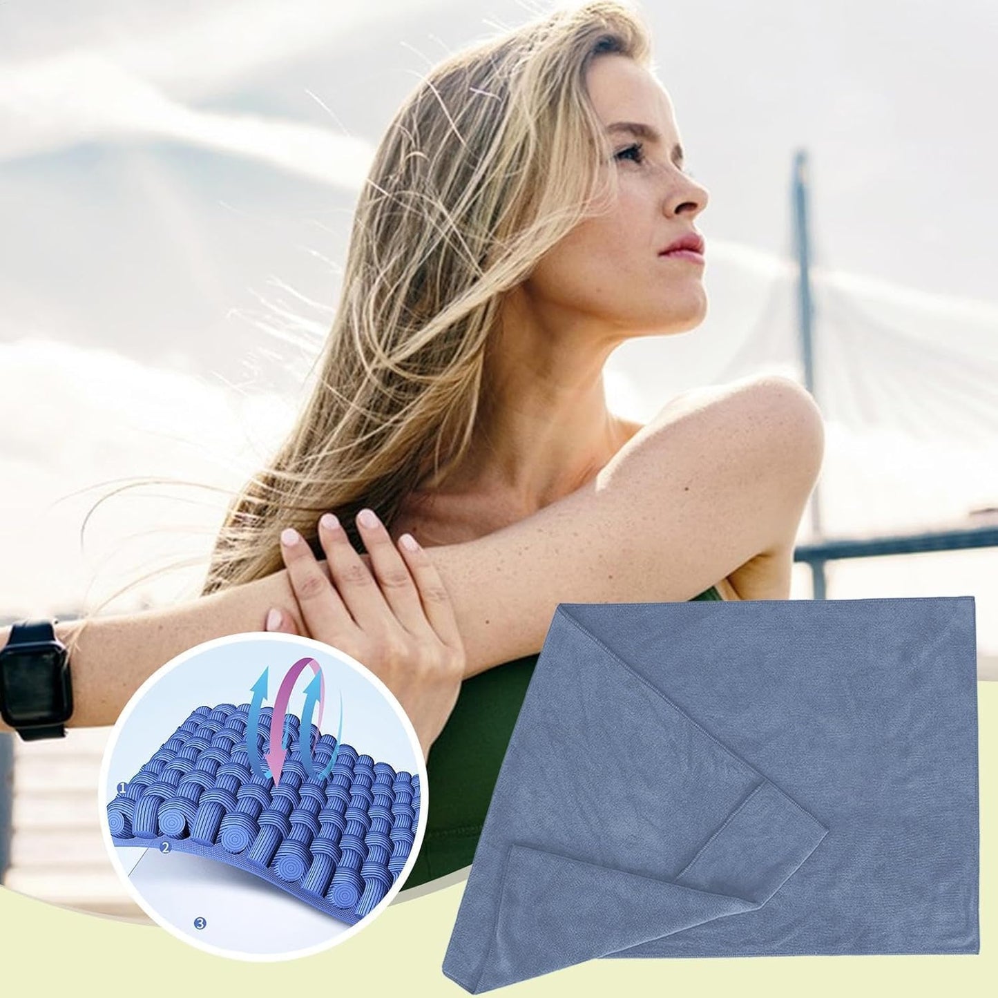 Towels Soft, Quick Dry Towel, Portable Yoga Towel Gym, Multifunctional Workout Gear, Workout Towels Men, Fitness Towels Women, Gym Towel Set, Soft Gym Towels, Absorbent Sweatshirt Towel
