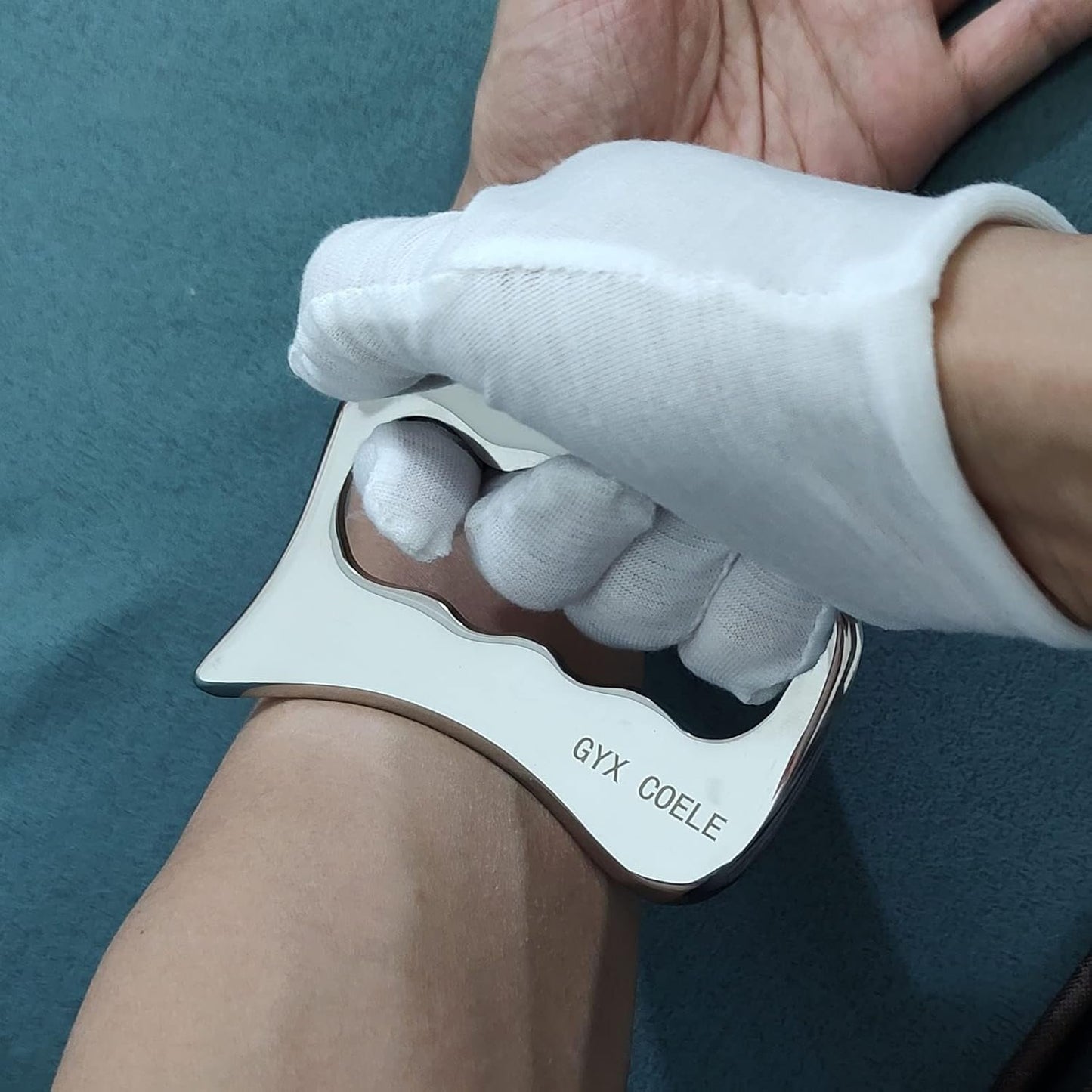 GYX COELE Stainless Steel Gua Sha Muscle Scraper tool, IASTM Tool for Massage and Scraping (4pcs carry bag)