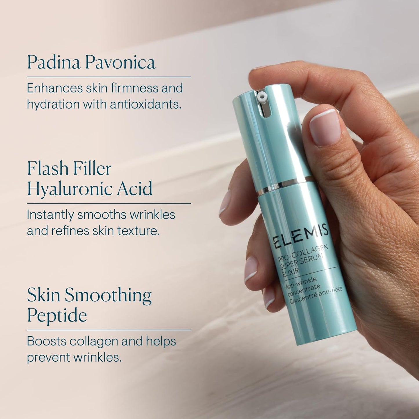 Elemis Pro Collagen Super Serum Elixir by Elemis for Women - 0.5 oz Serum, 14.79 millilitre