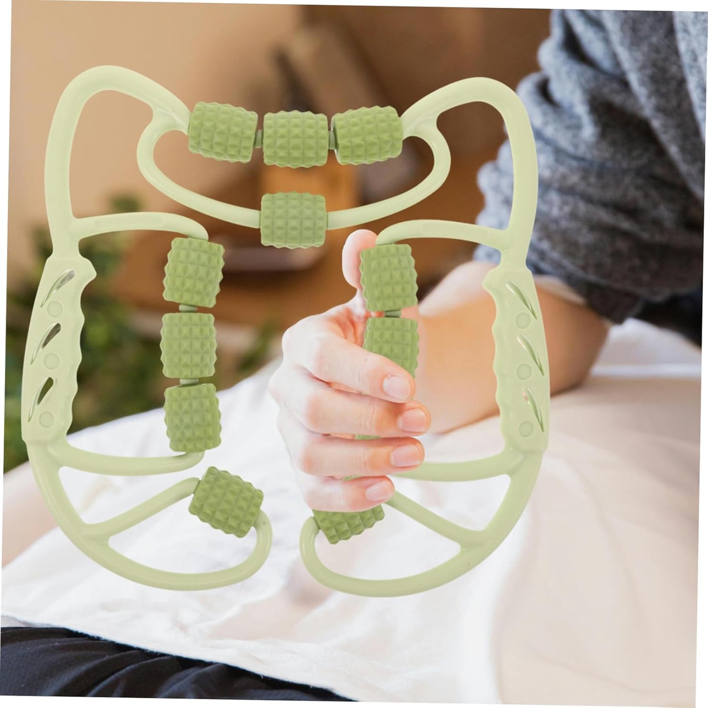 BESTonZON tappetini Accessori Yoga per Donna Massager Yoga Attrezzatura da Ballo Attrezzatura da Yoga Tappetino da Yoga Antiscivolo Tappetino per Esercizi Tappeto Yoga Spesso Verde