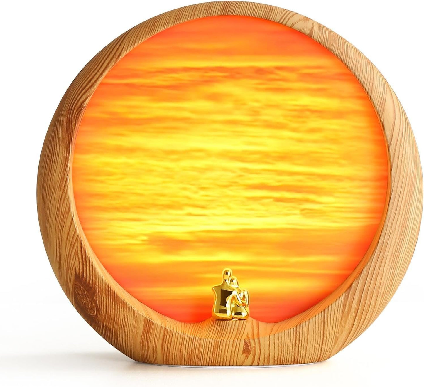 mamre Golden Sunset Lamp Home Decorations Table Lamp Gifts for Wedding Anniversary Valentine's Day Mother's Day Birthday