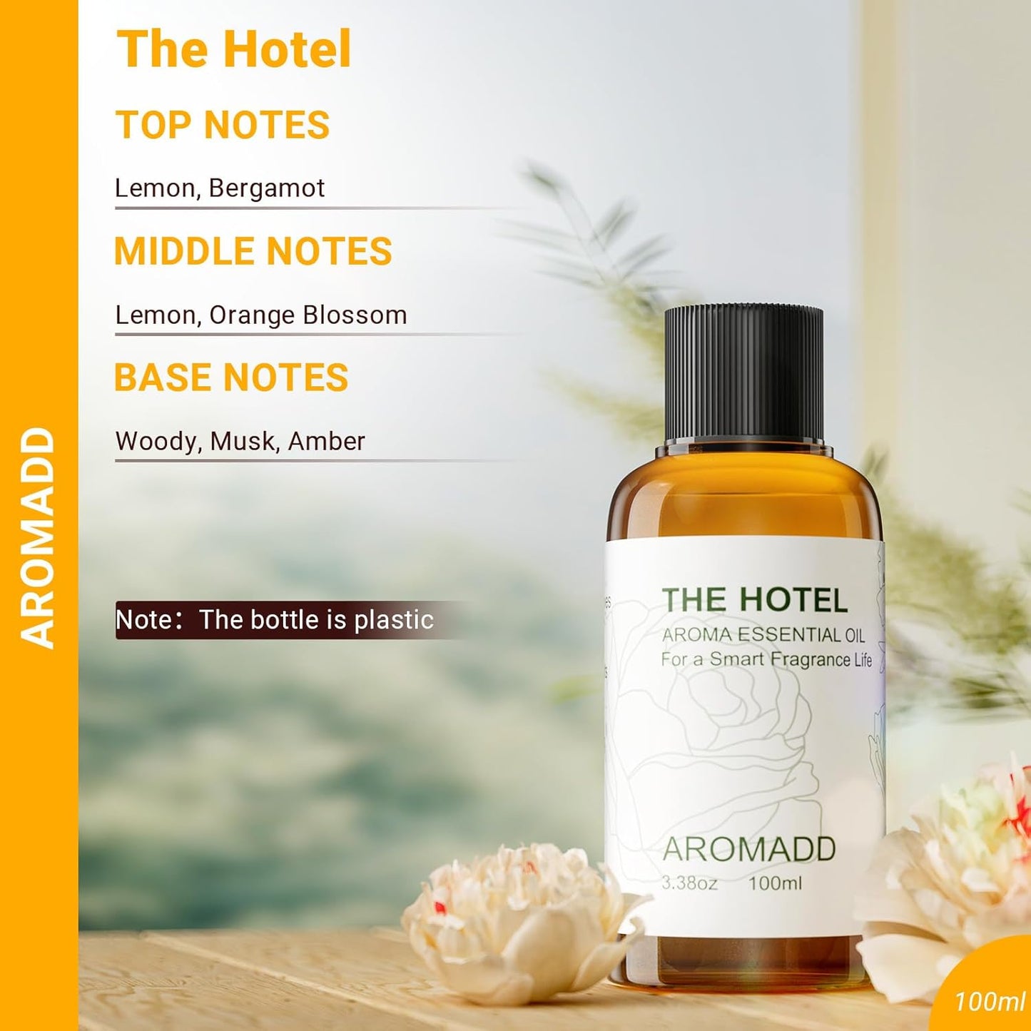 Double Nozzle Scent Air Machine and 100ml The Hotel Essential Oil for Diffuser
