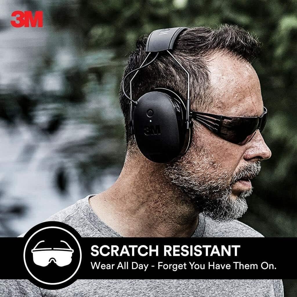 3M Safety SF400G-WV-6 Pro SecureFit 400 Eye Protection Safety Glasses, Black Frame and Gray Lens, Anti-fog, 1 Pair