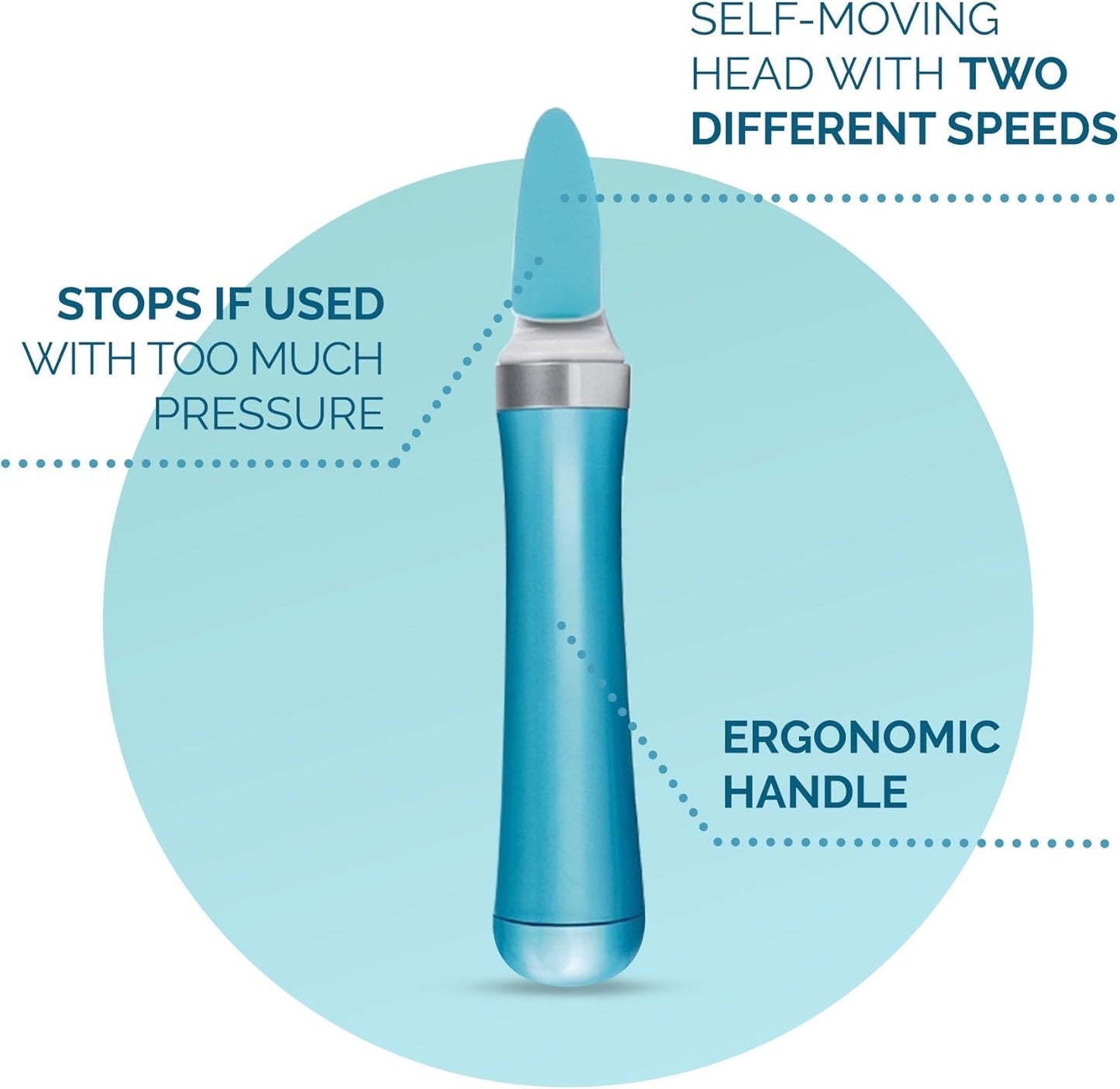 Scholl Velvet Smooth Electronic Nail Care Kit, 1 Product, Blue