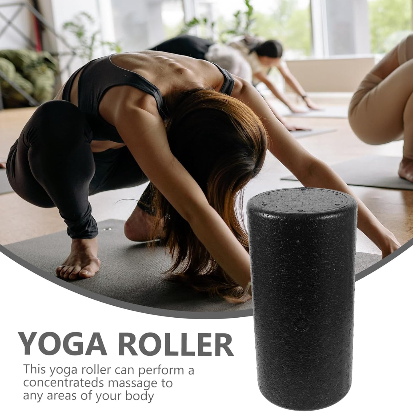 CLISPEED Massaggiante per Yoga Relax per Fitness e Stretching per Rilassamento Muscolare e Miglioramento Circolazione Sanguigna