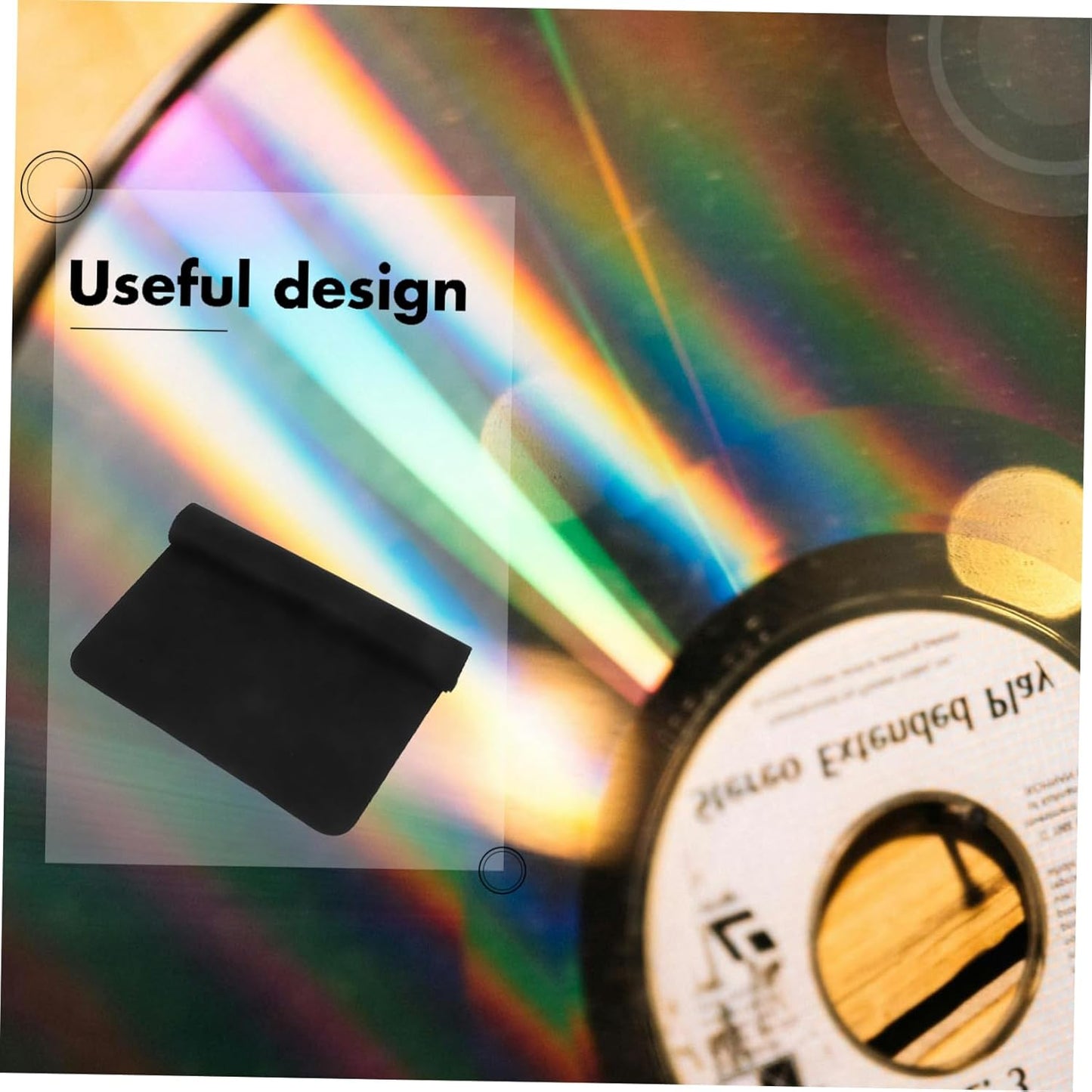 5pcs Vinyl Record Cleaning Cloth Cd Album Turntable Maintenance Lightweight Durable Dust Remover Cloth Portable Easy to Use Essential Vinyl Care Tool