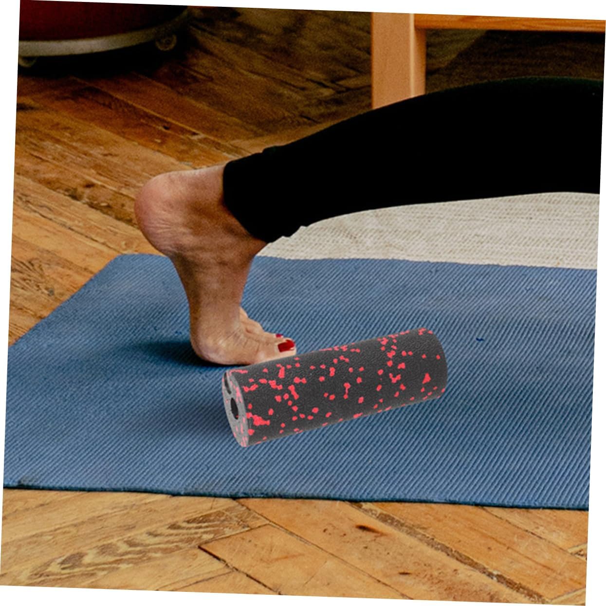 Toyvian 4 Pezzi Mini Colonna Yoga Massaggiante in Sughero Colonna a Rulli Del Corpo Per Massaggio Muscolare Massaggio a Accessori Yoga Per L'esercizio Epp