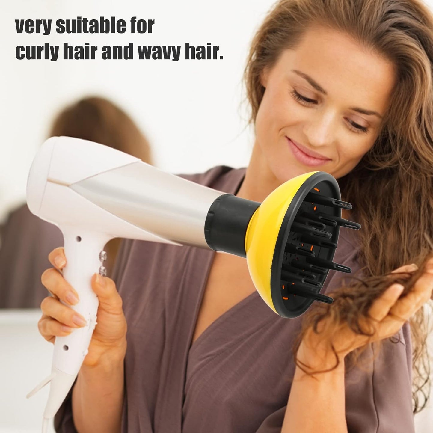 Universal Hair Diffuser with 5.5cm Diameter Nozzle ABS Hair Dryer Diffuser Quick Dry Styling Tool Hairdressing Accessories
