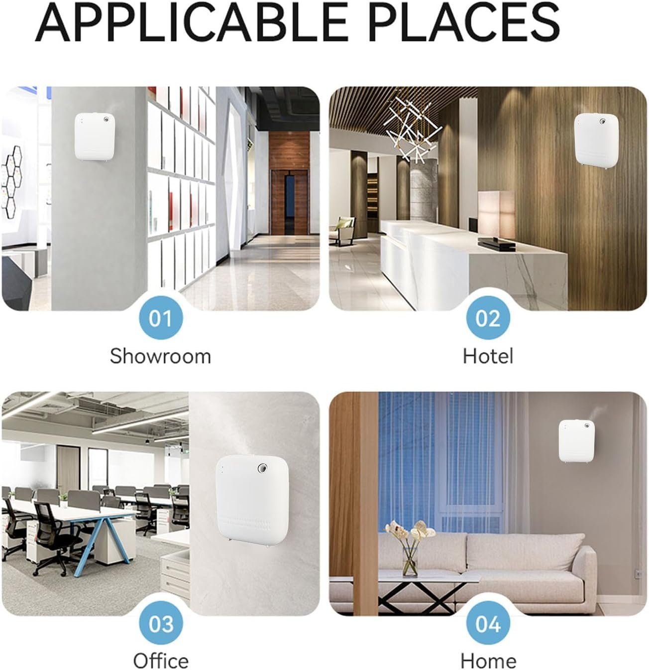Smart Scent Air Machine Quiet Essential Oil Diffuser, APP Control, 120sqm Coverage Aromatherapy Machine, Club, Hotel, Home