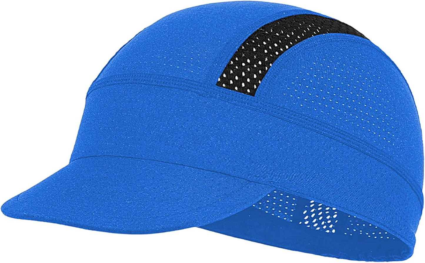 Bike Hat, Hard cap Liner, Mesh Headwear, Sun Visor Helmet, Breathable Protective Gear for Cycling Workout Skiing Fishing Construction Camping Football Hiking, 5.12x2.36 Inches