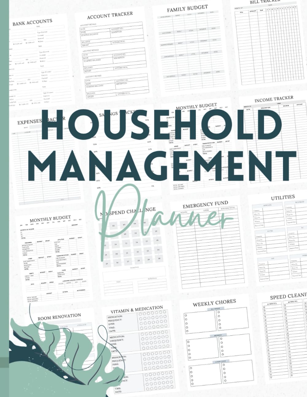 My Household Management Planner: Organize Your Home, Finances, and Family Life