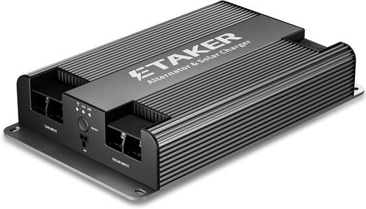 ETAKER F1000 Pro-1000W Dual-Input DC-DC Charger for Portable Power Stations, Solar Generators–Rapid 1kWh/Hour Charging for RVs, SUVs, Trucks, Boats