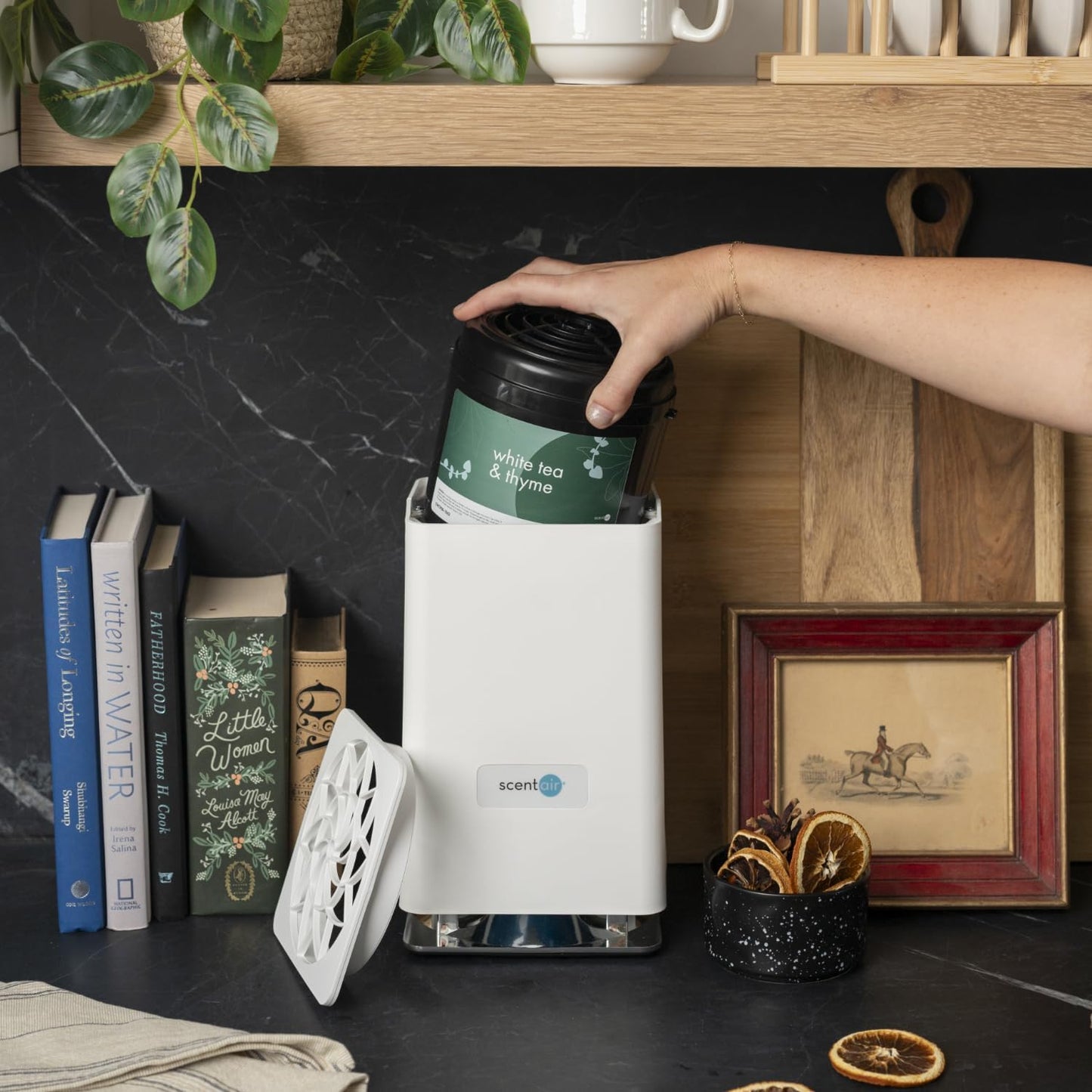 Whisper Home | Diffuser Machine, Scents up to 800 Sq. Ft Room, Compatible with Alexa & Google, WiFi & Bluetooth Enabled, Cartridge Sold Separately, White