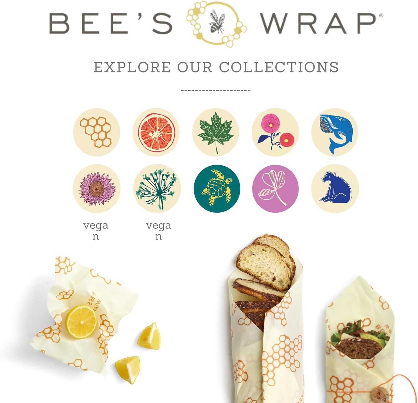 Bee's Wrap ReKindle Natural Fire Starters - Made in USA Fire Starter from Organic Beeswax Wraps for Food - Safe for Indoor/Outdoor Use, Camping Supplies - Natural Firestarter Starts 25 Fires