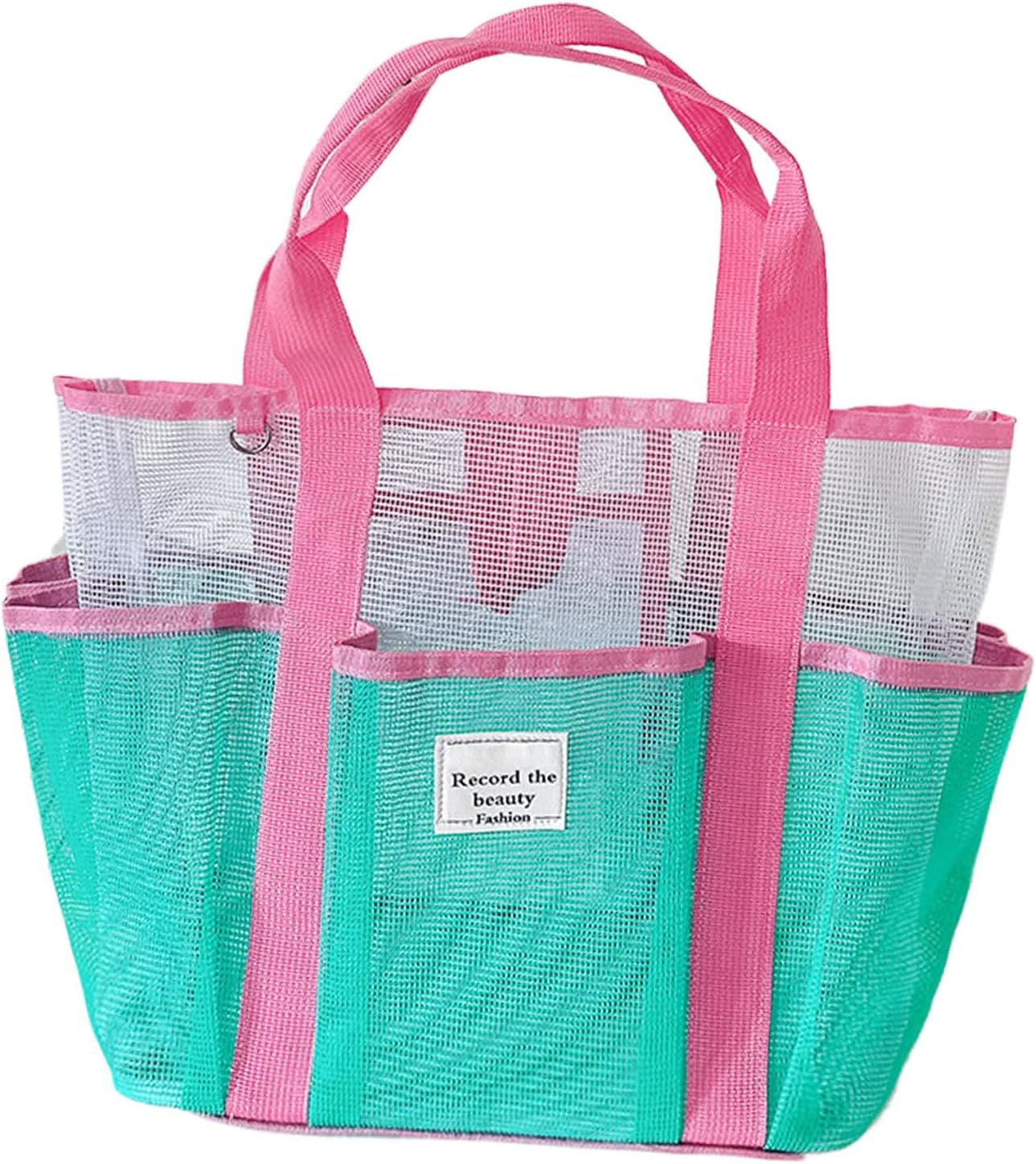 Generico Beach Bag Tote, Large Mesh Bags, Reusable Luggage, Ideal for Travel, Outdoor, Cruise, Picnic, Camping, Hiking, Lake, Family Resort, Gym, Boat, Sports 11.22 x 7.2 x 19.09 Inch
