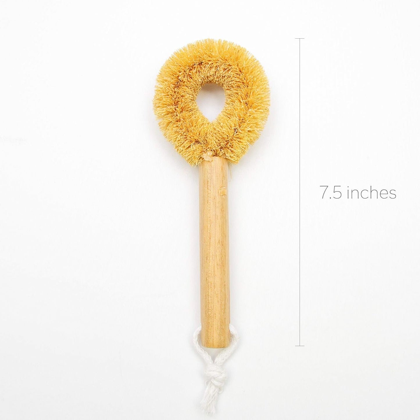 2 Types Set of Tawashi a Kitchen Scrub Brush with Handle for Dish, Pan, Pot, Strainer, Sink and Vegetables