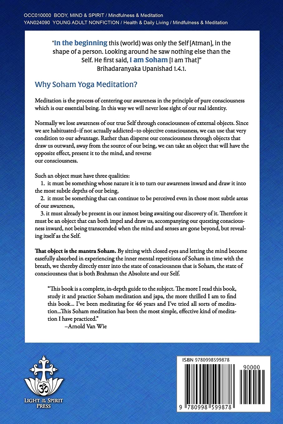 Soham Yoga: The Yoga of the Self: An In-Depth Guide to Effective Meditation