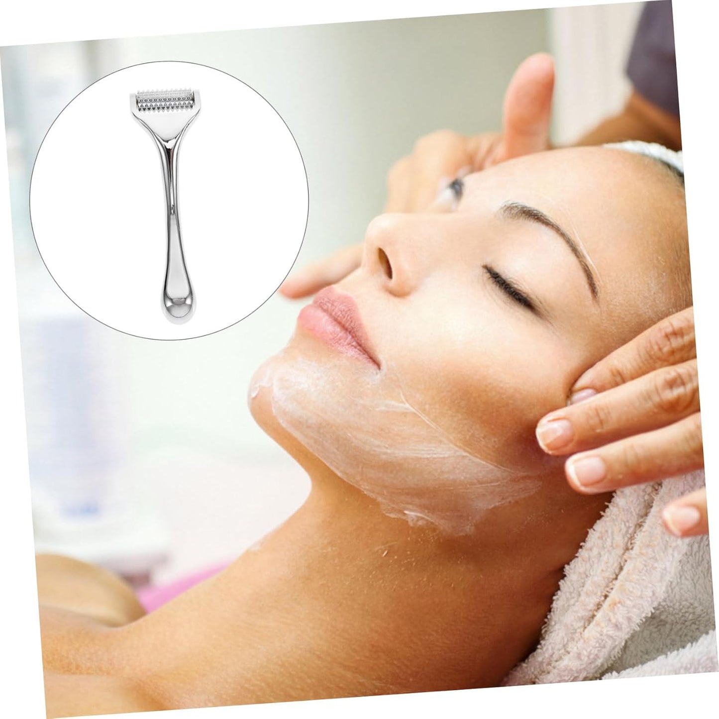 DRESSOOS 1pc Skin Care Pin Skin Care Massager Face Skin Care Tool Walker Zinc Alloy Beauty Device Wrinkle Removal