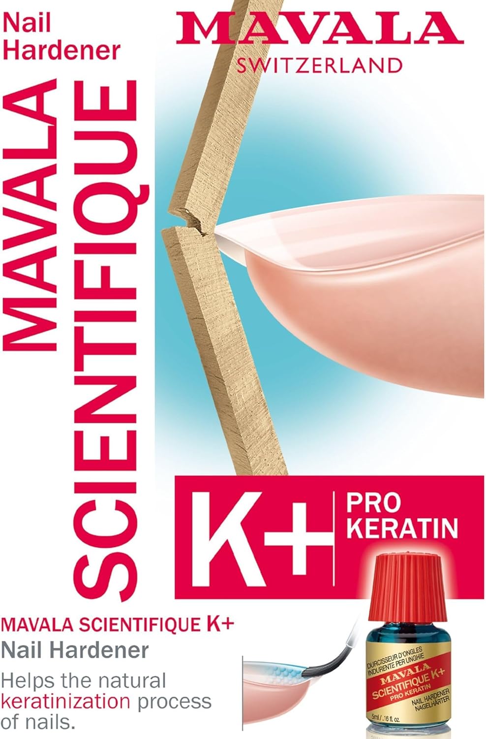 MAVALA Científico K + Pro Keratin Endurecedor Uñas Gel 5 ml