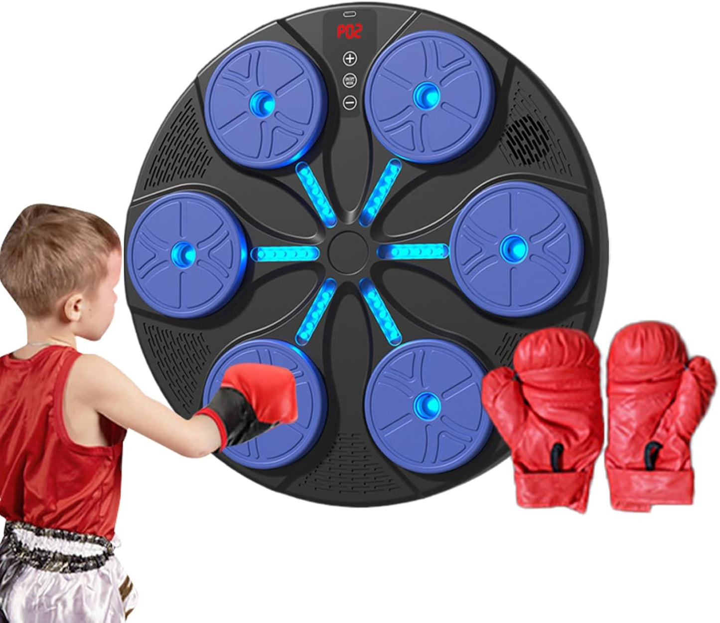 Music Boxing Machine, Smart Boxing Exercise Equipment, Punching Training Device for Home, Studio and Gym Use, Interactive Indoor Workout Gear for Fitness and Fun