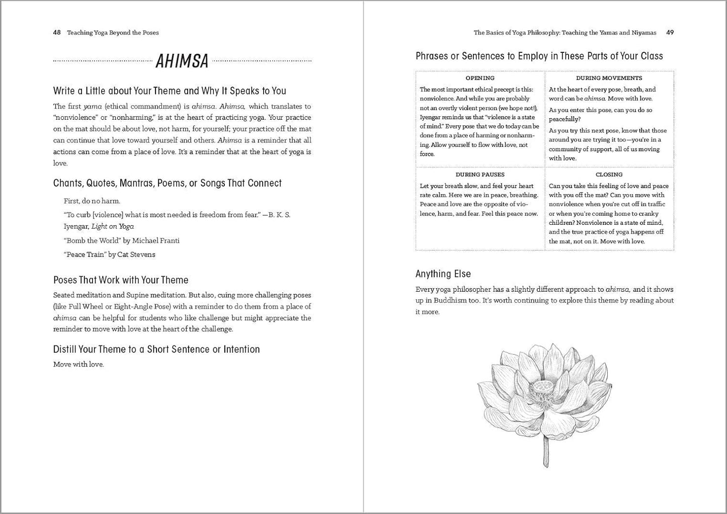 Teaching Yoga Beyond the Poses: A Practical Workbook for Integrating Themes, Ideas, and Inspiration into Your Class