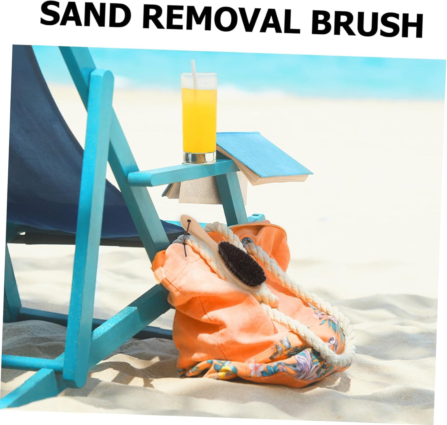 ibasenice Sand Beach Cleaning Brush Sand Remover Brush Sand Rimozione Forniture Beach Essentials Beach Gadgets Accessori Per La Spiaggia Per La Spiaggia