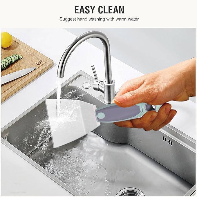 Stainless Steel Kitchen Gadget Set, HIFIND 9 PCS Cooking Gadgets Tools Set with Soft Touch Handles, Pizza Cutter, Peeler, Cheese Grater, Bottle Opener, Egg Separator, Grill Spatula, Holding Clamp