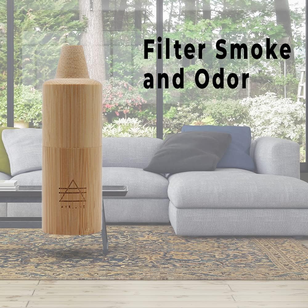 Aroma Spearmint Personal Air Filter 2 Pack - Infused with Essential Oils Spearmint - Odor and Smoke Eliminator