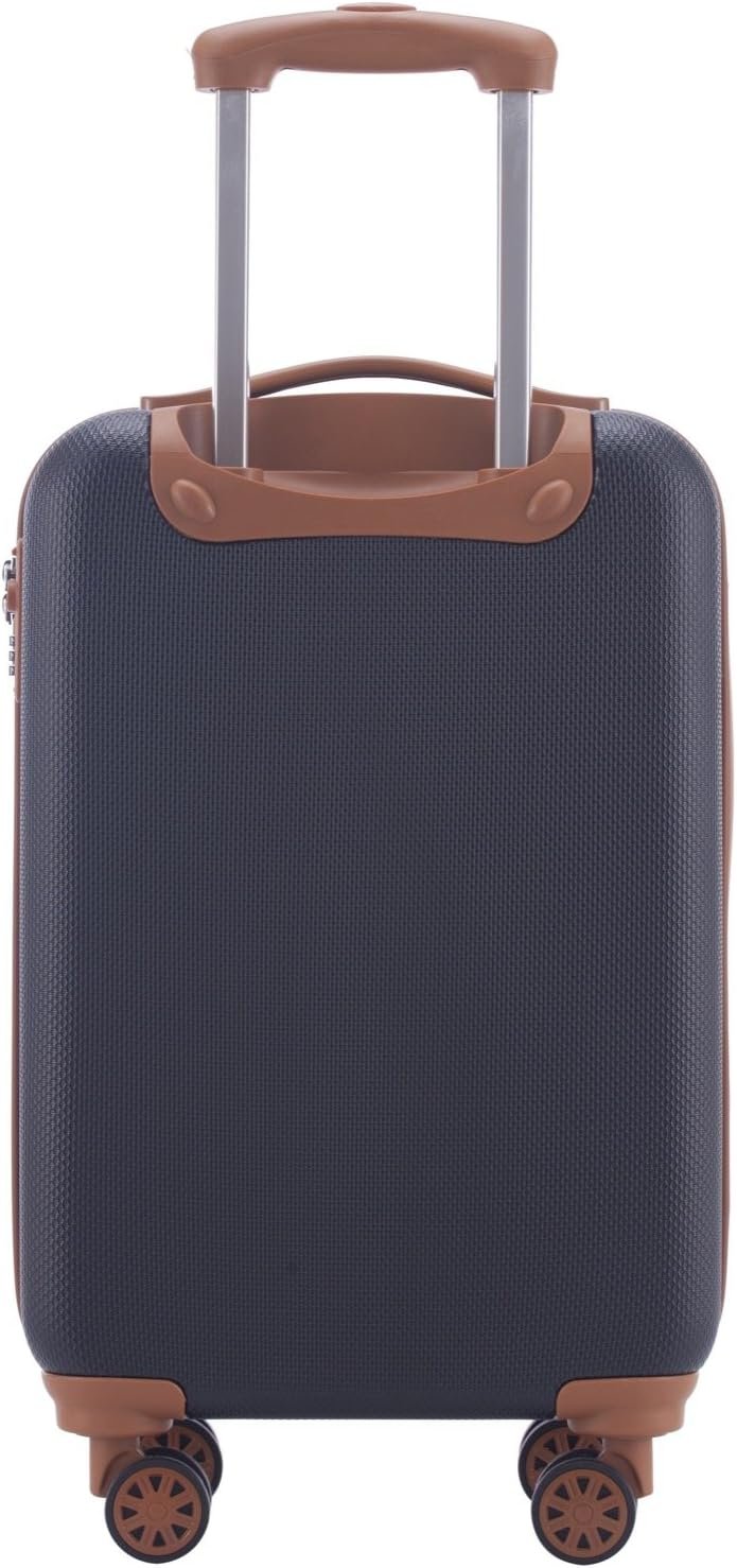 HAUPTSTADTKOFFER - Wannsee - Hand Luggage - Set of 2 Trolleys, Hardshell Cabin Trolley 58.5 cm, TSA, dark blue, Hand Luggage Sets