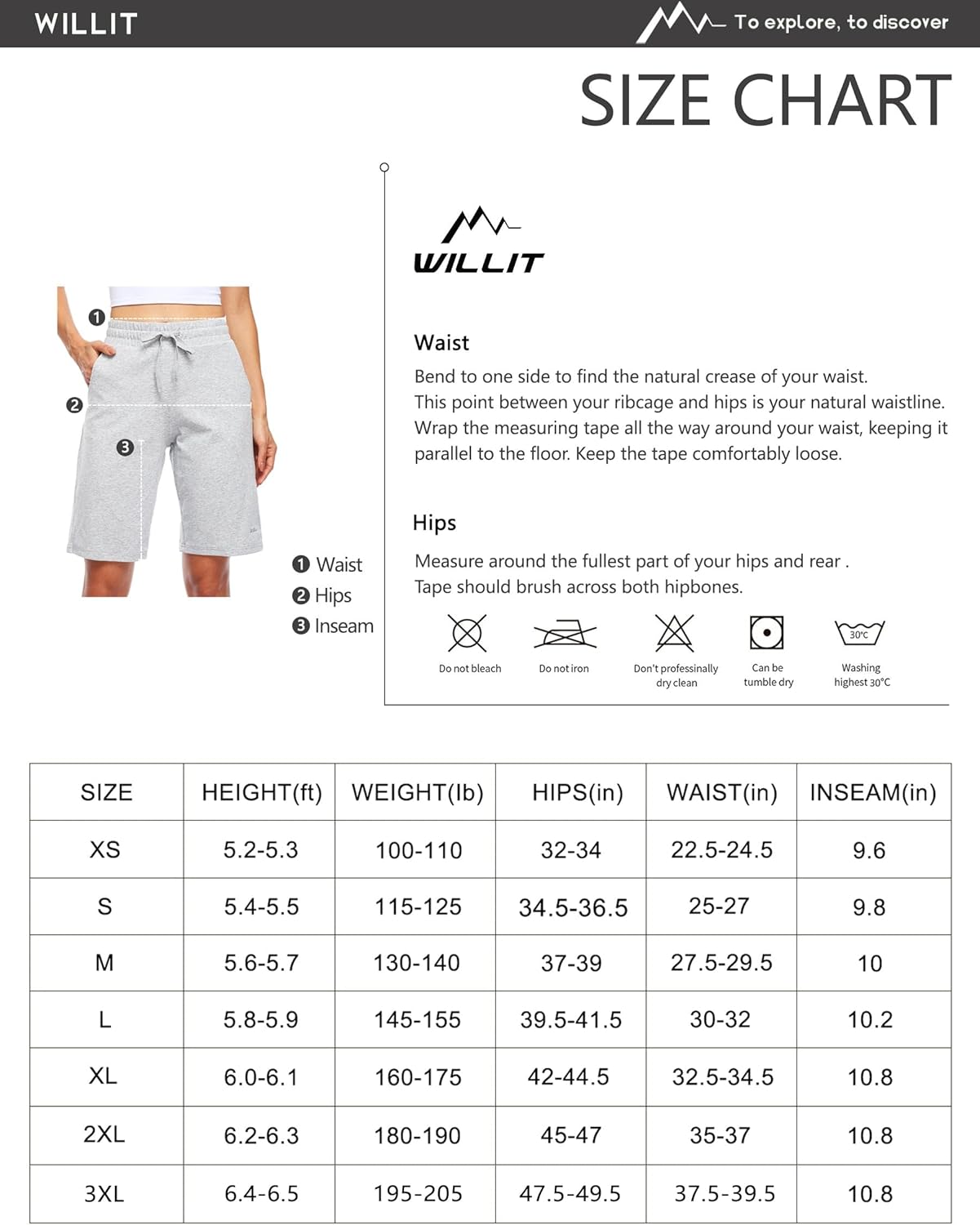 WILLIT Women's Shorts 10" Bermuda Cotton Long Shorts Jersey Athletic Yoga Workout Lounge with Pockets
