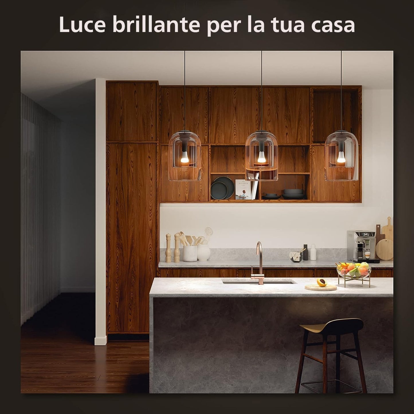 Philips Hue White E27 Smart LED Bulb, 15.5 W, White or Coloured Light, Dimmable, Bluetooth Control and Hue App, Works with Alexa, Google Assistant and Apple HomeKit
