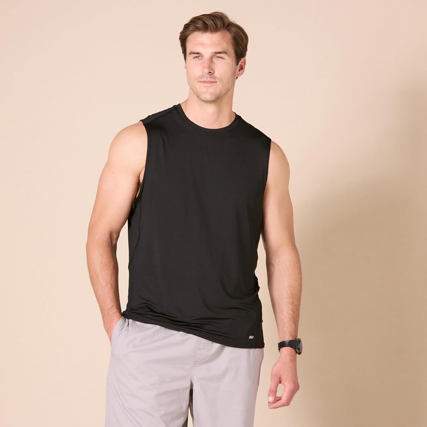 Amazon Essentials Tech Stretch Mens Muscle Shirt