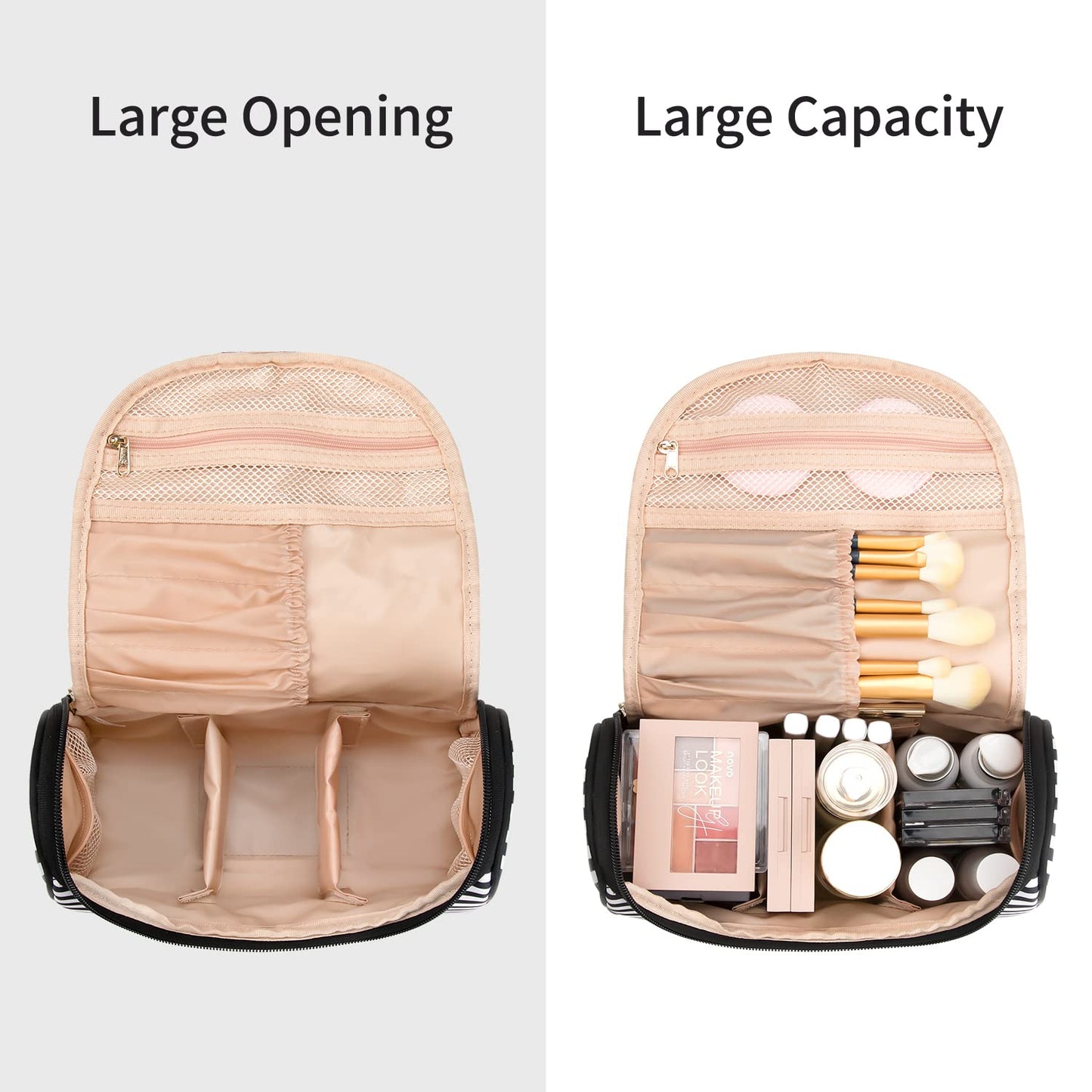 Ethereal Travel Makeup Bag, Toiletry Bag for Women, Make Up Bag, Travel Bag for Travel Accessories Large Capacity Cosmetic Bag