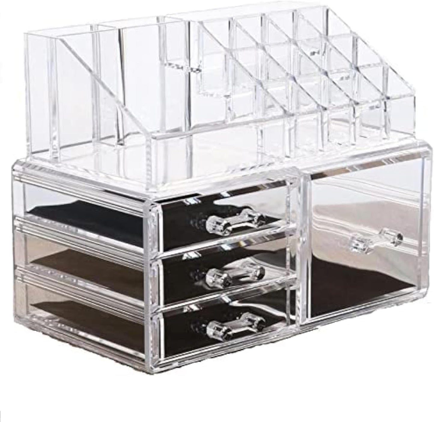 JIUJ Beauty Multi-Function Makeup Jewelry Organiser Cosmetic Accessories Make Up Storage Box
