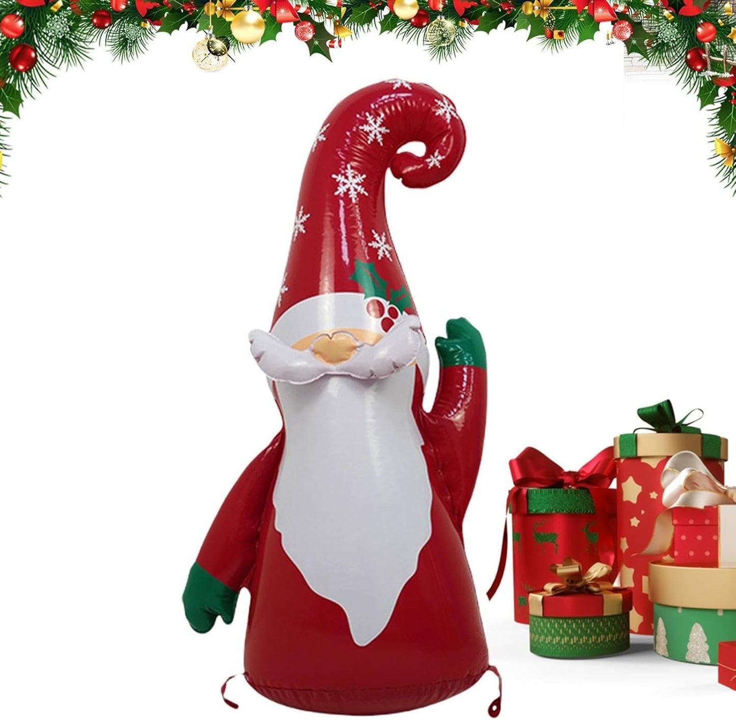 Christmas Inflatable Pan,Christmas Inflatable Decorations,Christmas Inflatable Nutcracker for Indoor Decoration,Christmas Inflatable Home Decorations for Christmas Holiday Holiday Party