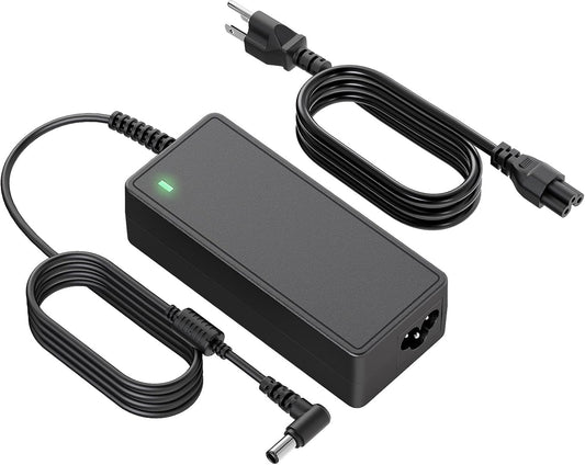 19V AC/DC Adapter Charger for LG Electronics Monitor 19 inch 20 22 23 24 27 32 fit for HD TV LED LCD; for Samsung 32" Class UN32J400 UN32J5003AF J5003 Power Supply Cord