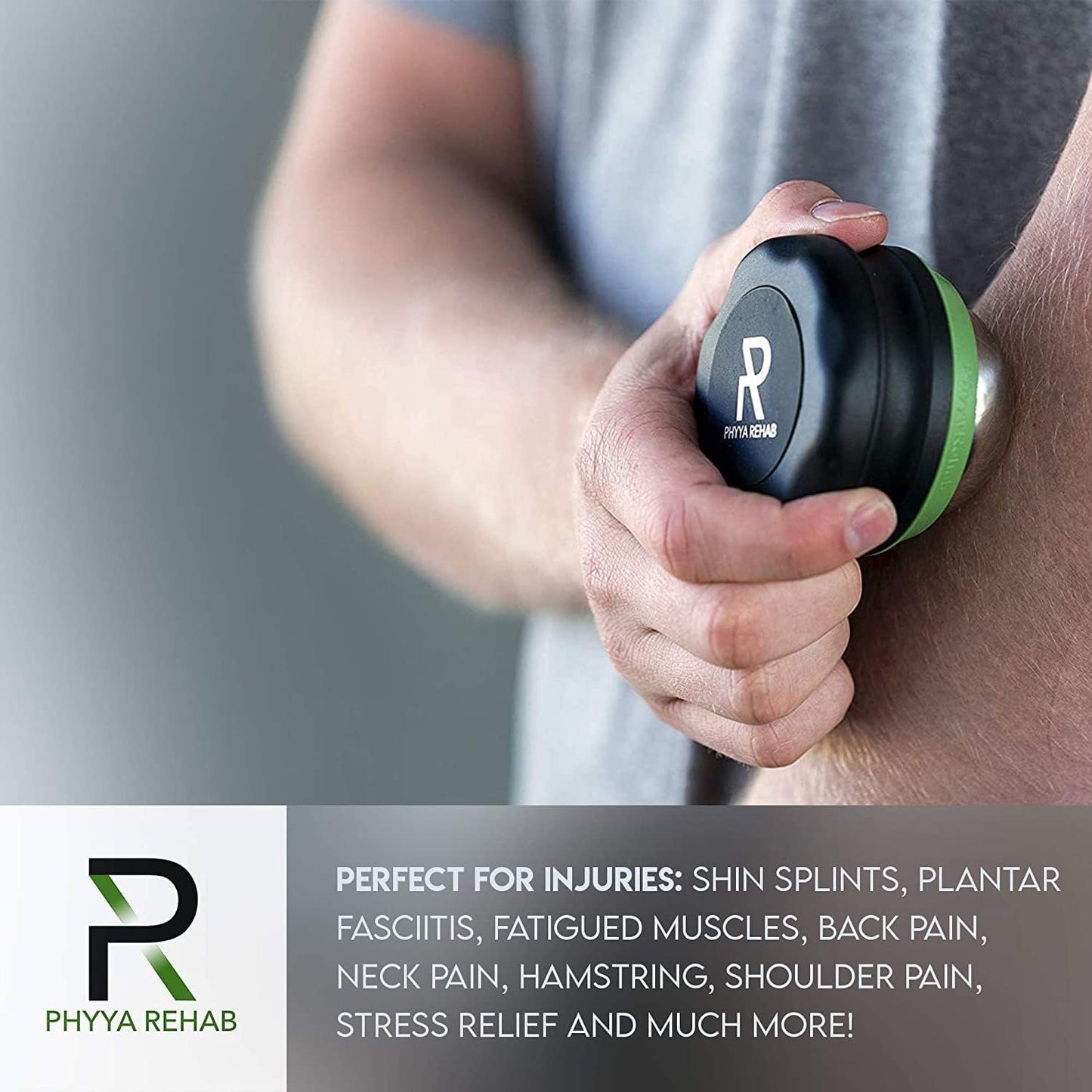 Cold Massage Roller Ball by Professional Rehab - Cold Therapy Relief That Helps with Muscles Recovery and Inflammation - Great Tool for Back/Neck Pain - Shin Splints - Sports Rehab - Stress Relief