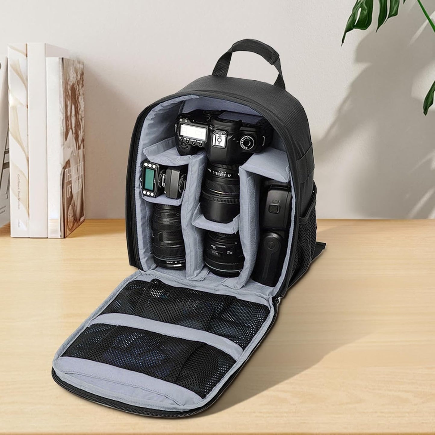 Generico Camera Backpack, Lightweight DSLR Tote Bag, Secure Zippered Storage, Stylish Carrying Solution, Perfect for Photographers, Girls, Women, Athletes, Teens, Travel, Outdoor Use