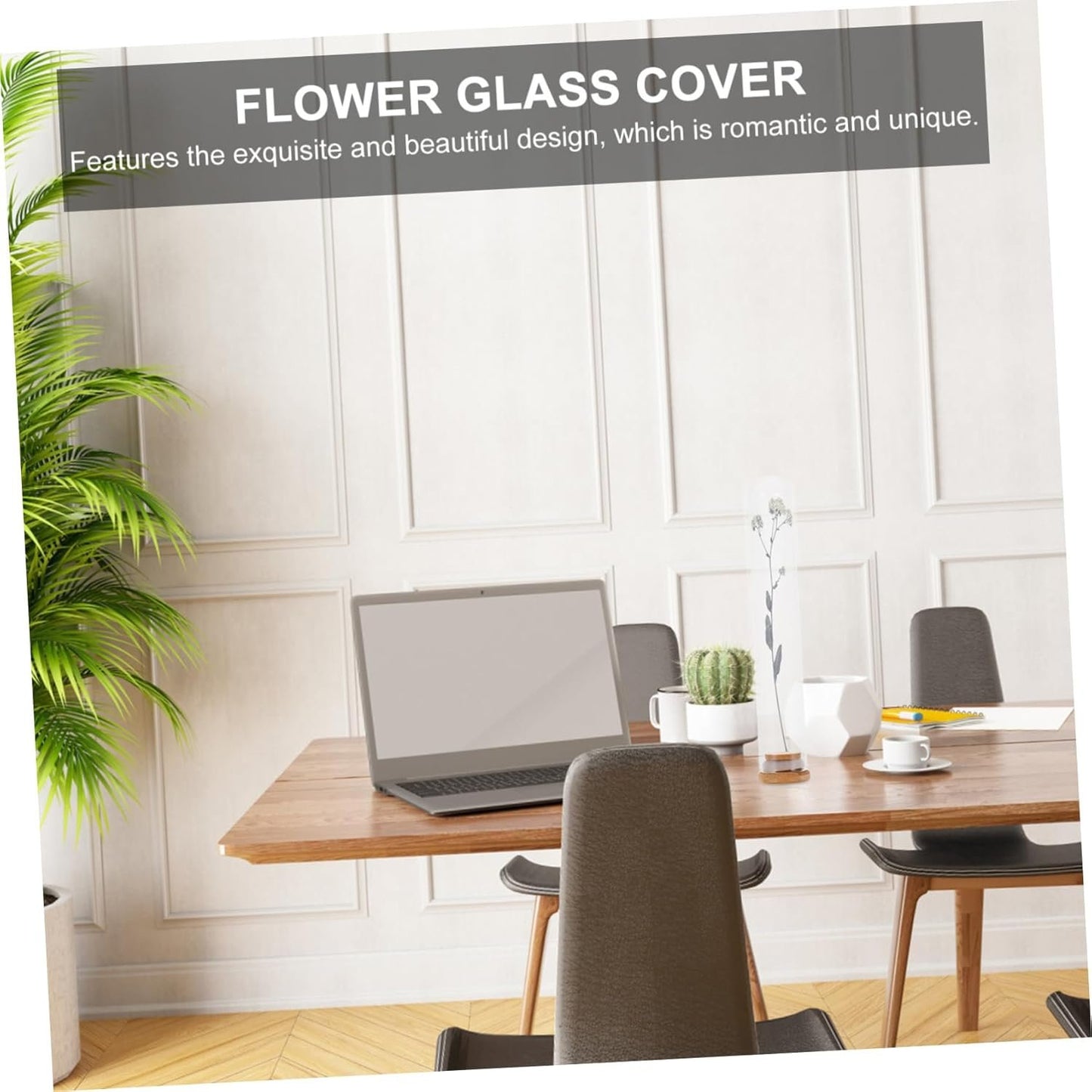 Alipis 2 Pezzi Flacone per provette Tubi arredamneto casa oggettistica casa Home Decoration Portaoggetti Copertura Floreale conservata Copertura Floreale Trasparente Bicchiere Transparent