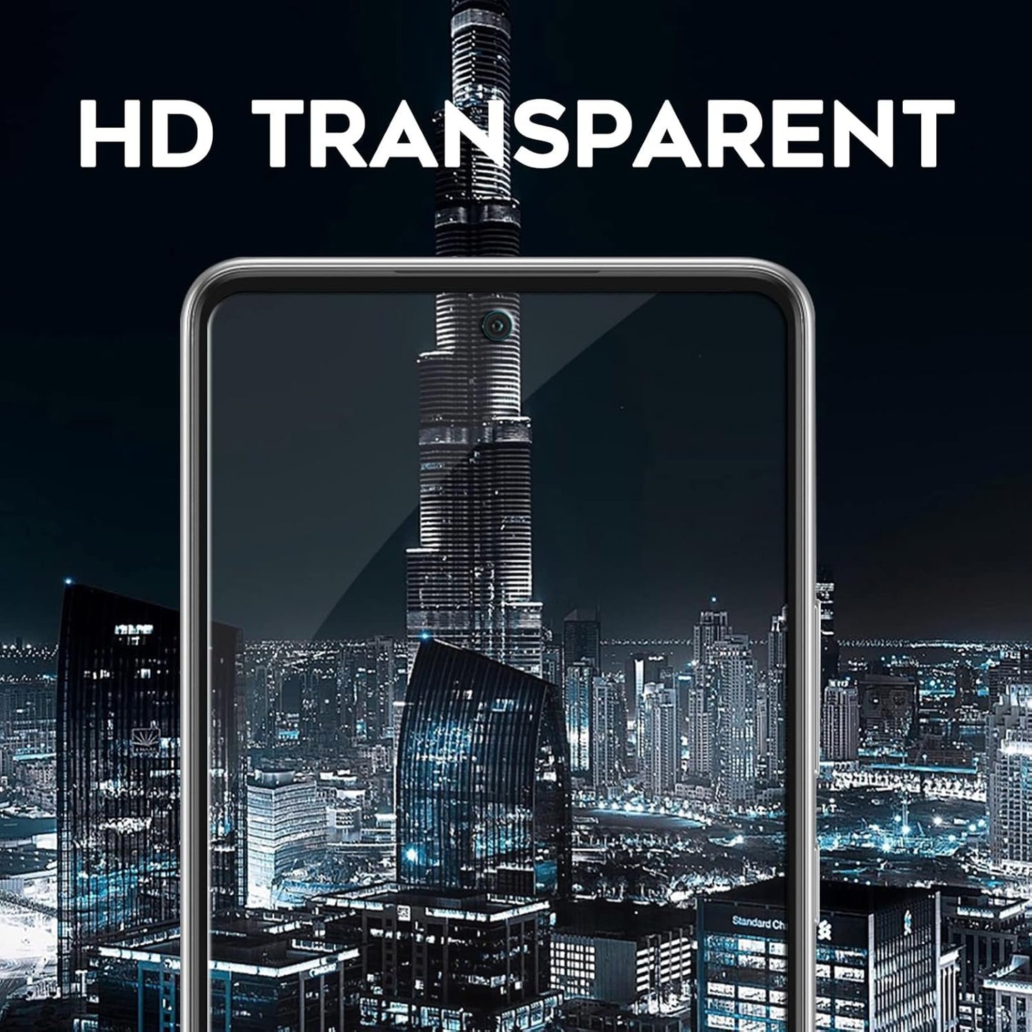 (3 Pack) Orzero Compatible for Samsung Galaxy A53 5G, A52, A52 5G Tempered Glass Screen Protector, Front Camera Cutout 2.5D Arc Edges 9H High Definition Anti-Scratch Bubble-Free (Lifetime Replacement)