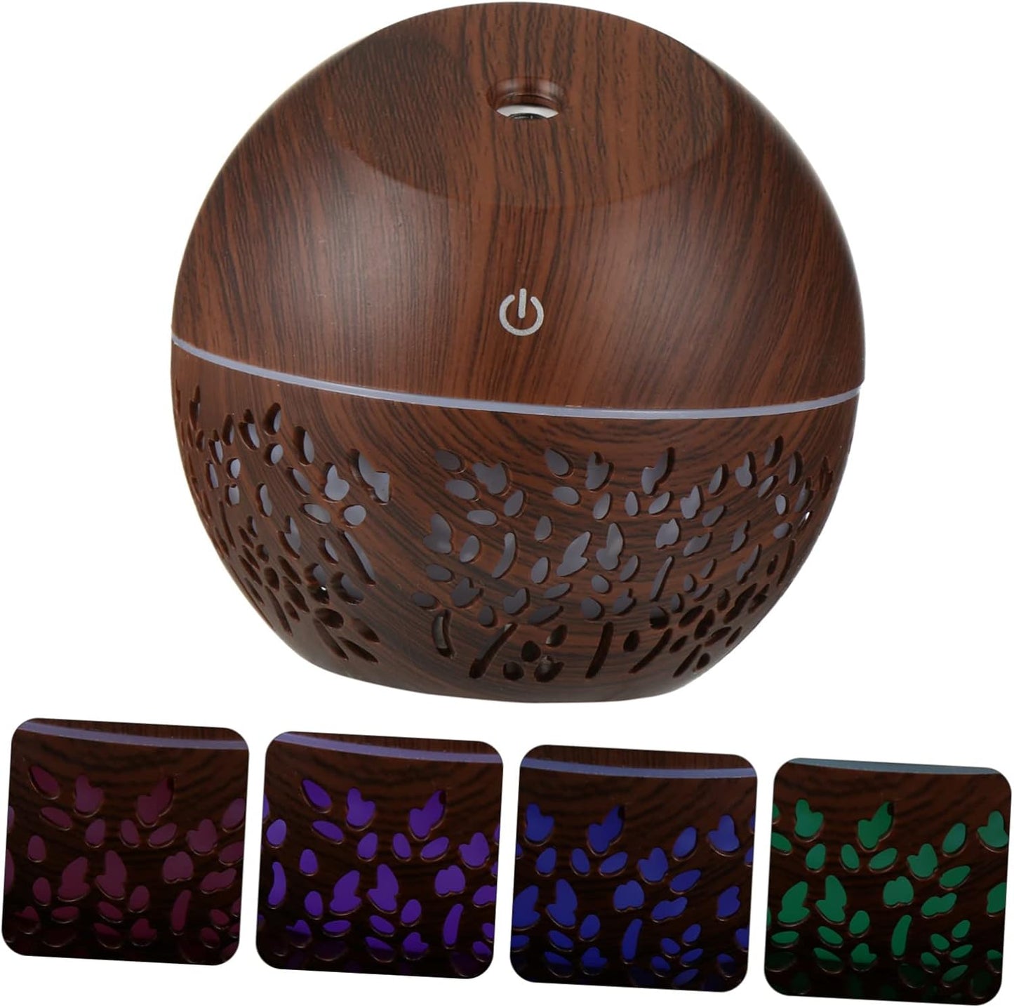 Beavorty Mushroom-shaped Air Humidifier Lamp Essential Oil Diffuser Aroma Humidifier USB Rechargeable Mute Humidifier for Office and Control