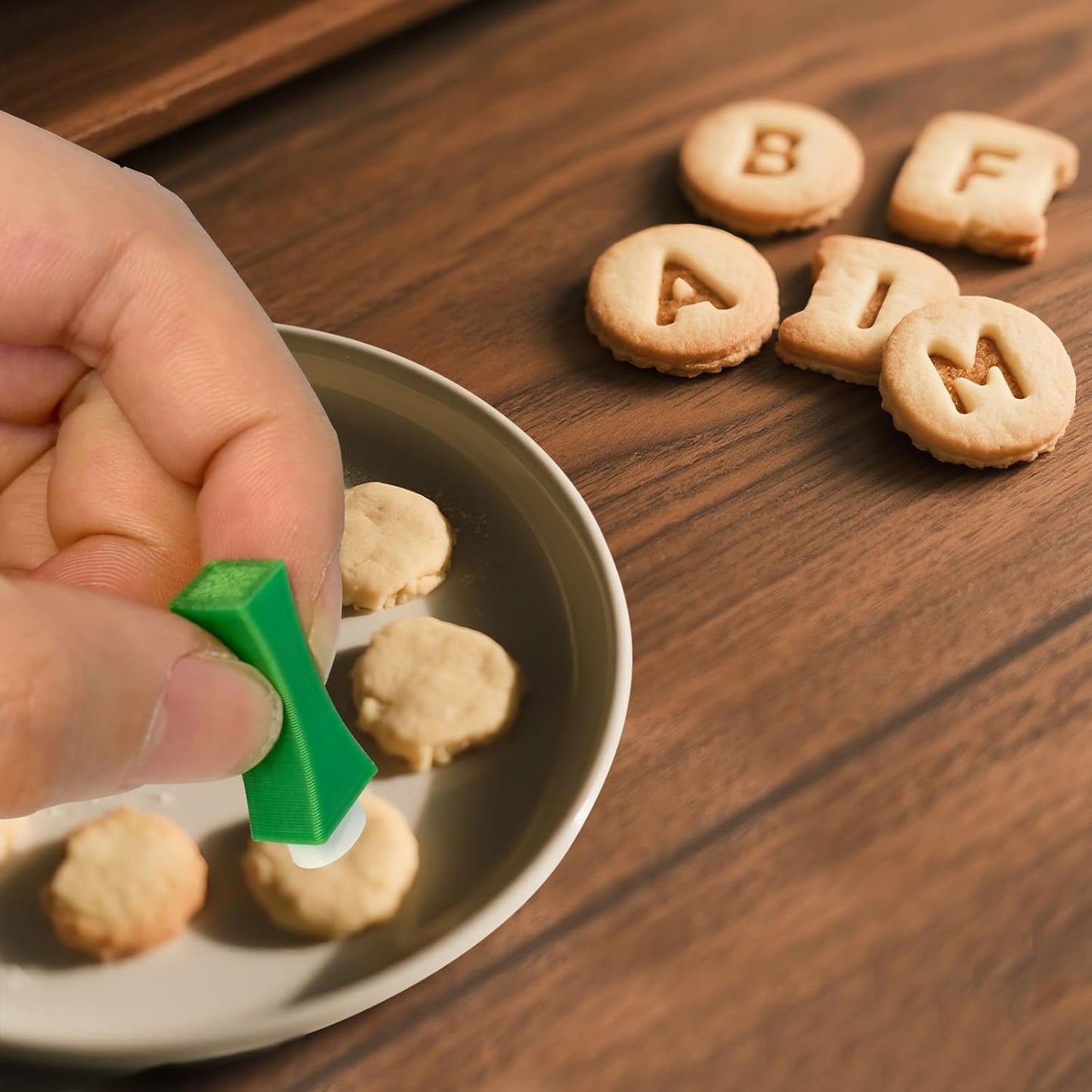 Letter Stamps for Clay, Letters Stamp, 36 PCS Clays Lettered Stamped Clayey Stamping for Making Pottery Cookies DIY Cakes Baking 1 Set