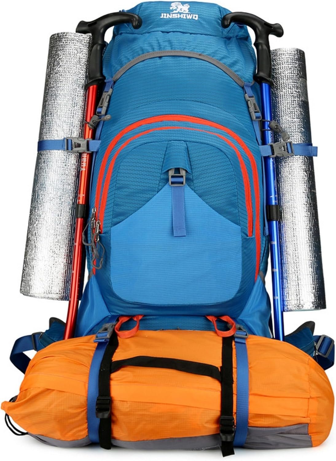 80L Backpack Outdoor Sports Hiking Backpack Multi-Functional Sports Travel Luggage Camping Large Capacity Mountaineering Bag