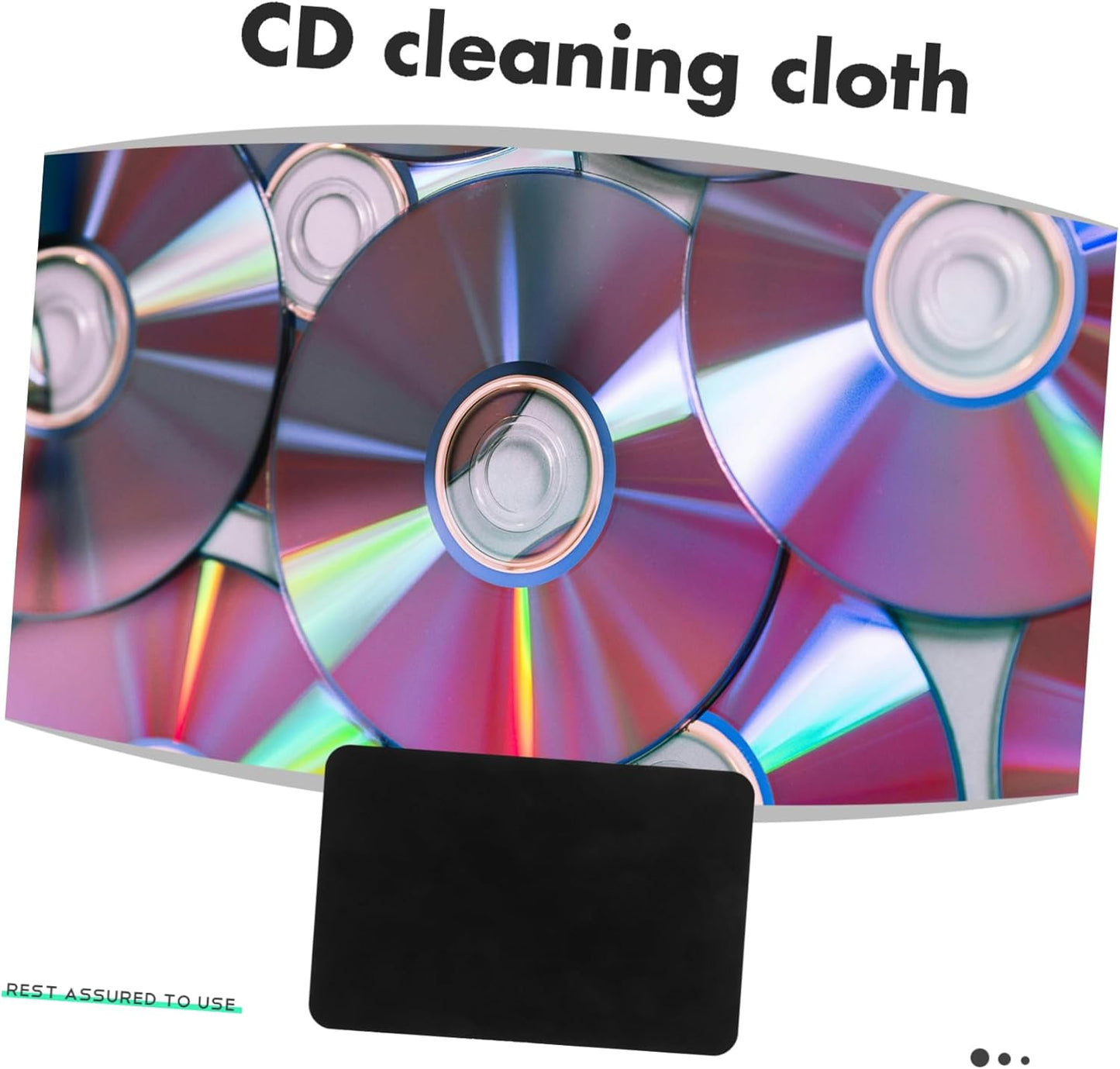 5pcs Vinyl Record Cleaning Cloth Cd Album Turntable Maintenance Lightweight Durable Dust Remover Cloth Portable Easy to Use Essential Vinyl Care Tool