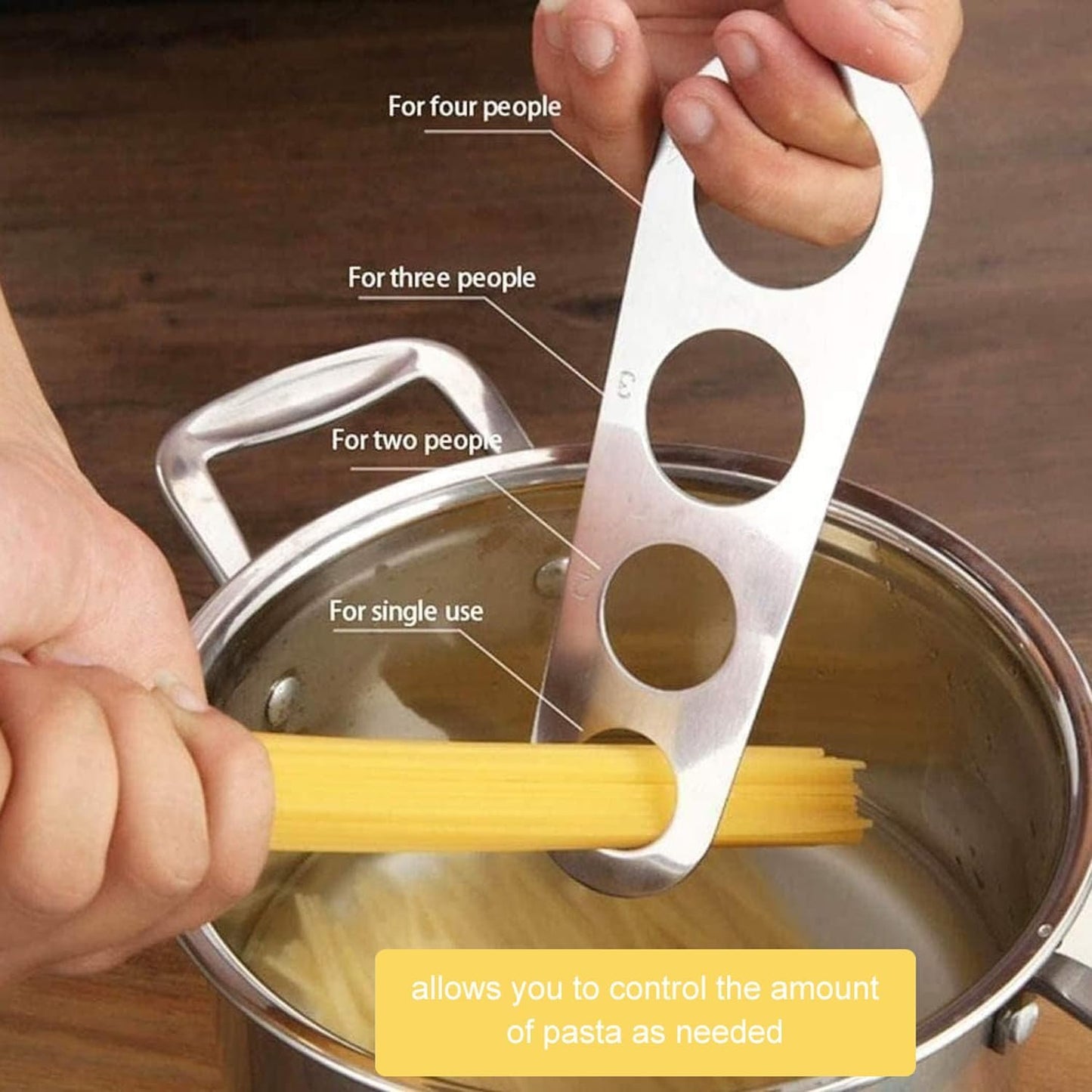 Measuring Spaghetti Tool, Pasta Measure Noodle Portion, 1-4 Adults Noodle Portion Measurement, Noodle Control Gadgets for Kitchen Cooking Tool