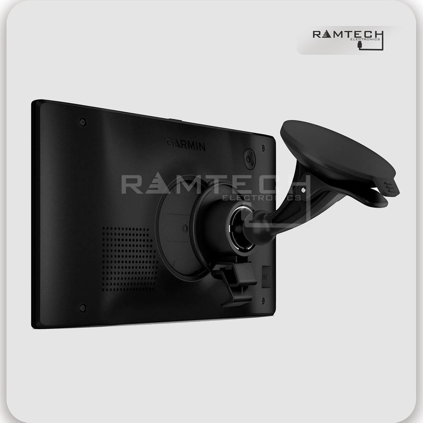 Ramtech Car Windshield Suction Mount Holder for Garmin Dezl 570 570LMT 580 LMT-S GPS - SCR