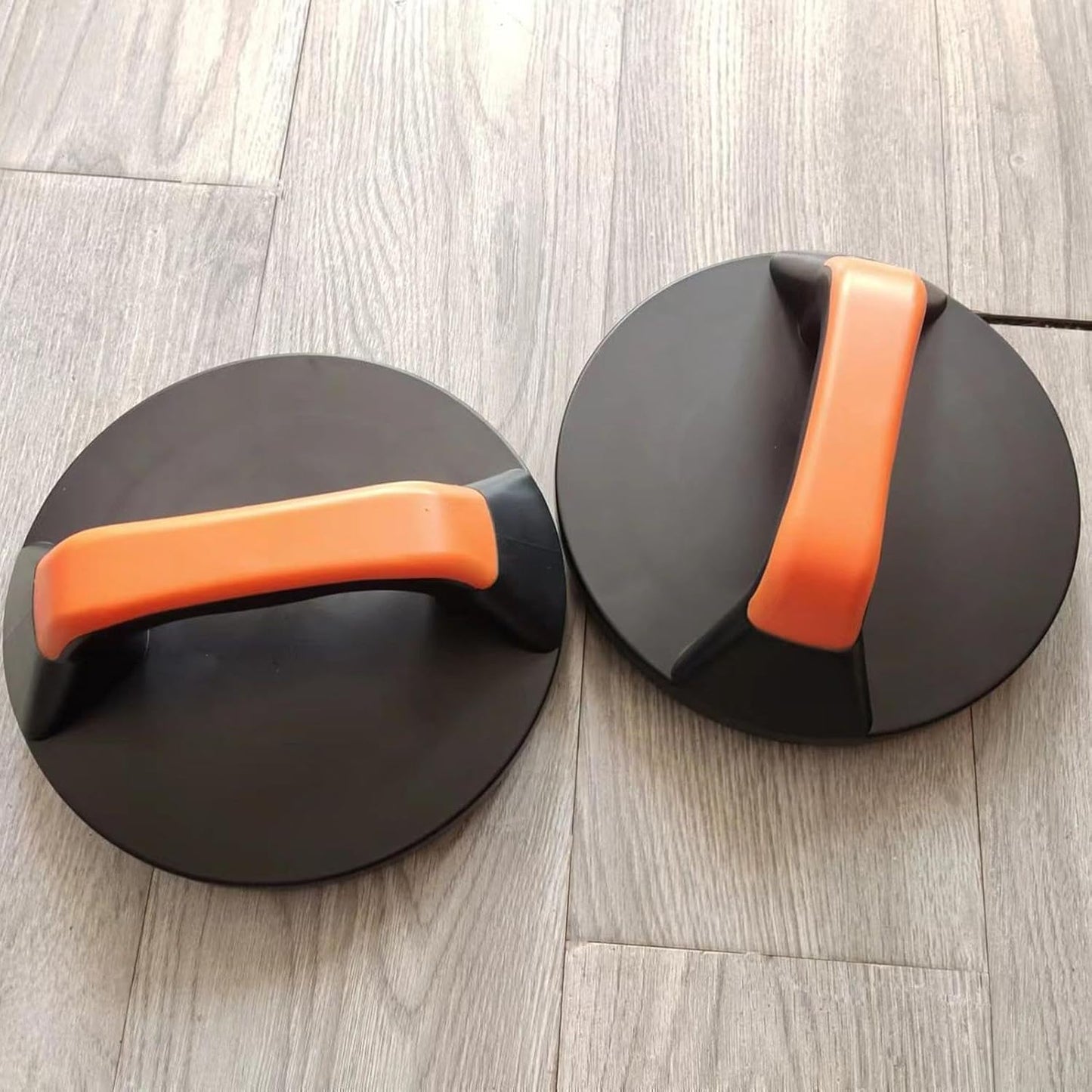Strength Training Pushup Stands, 2x Exercise Roller Wheels with Rotating Handles, 20x8cm, Fitness Gear Upper Body Workouts, Push Up Helper for Men and Women