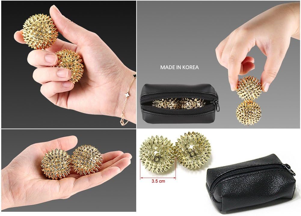 Mighty Ball Hand Massage Ball Body Acupressure Spiky Magnetic Massage Balls
