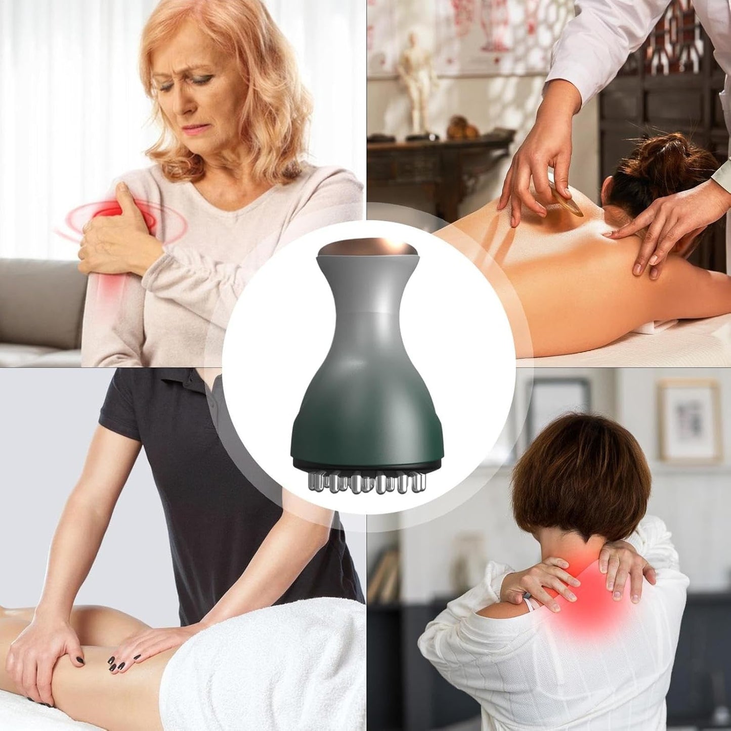 Strumento Per Massaggio Anticellulite | Dispositivo Elettrico Senza Fili Manuale per Massaggio Cellulite - Accessorio Salute Per Gambe Addominali Braccia Schiena E Muscoli Femminili