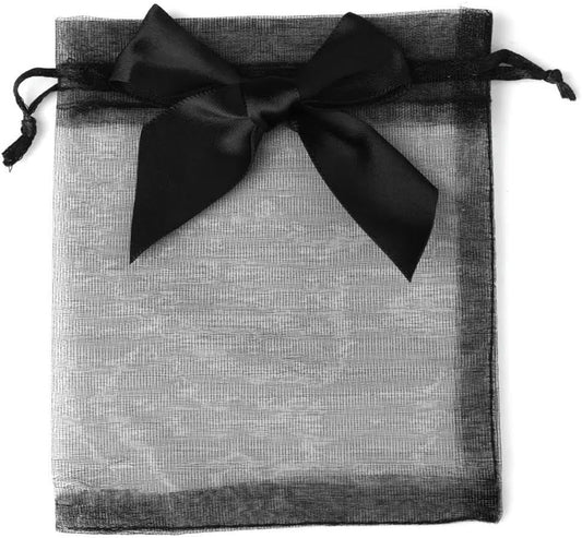 10/20/50pcs/lot Organza Gift Bag Bowknot Christmas Party Wedding Candy Bags Exquisite Jewelry Packing Drawstring Pouch